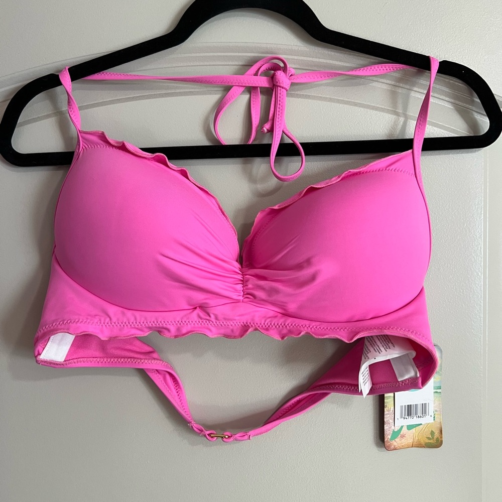 Brand New Pink Push Up Swim Top